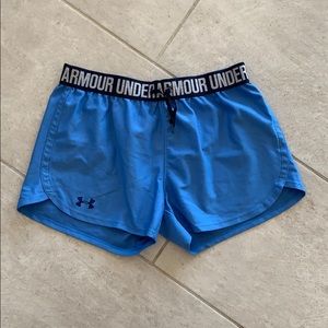 Under armour blue shorts
